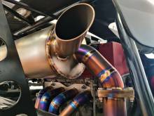 Réalisation échappement en titane d'une Ariel Atom à Rouen